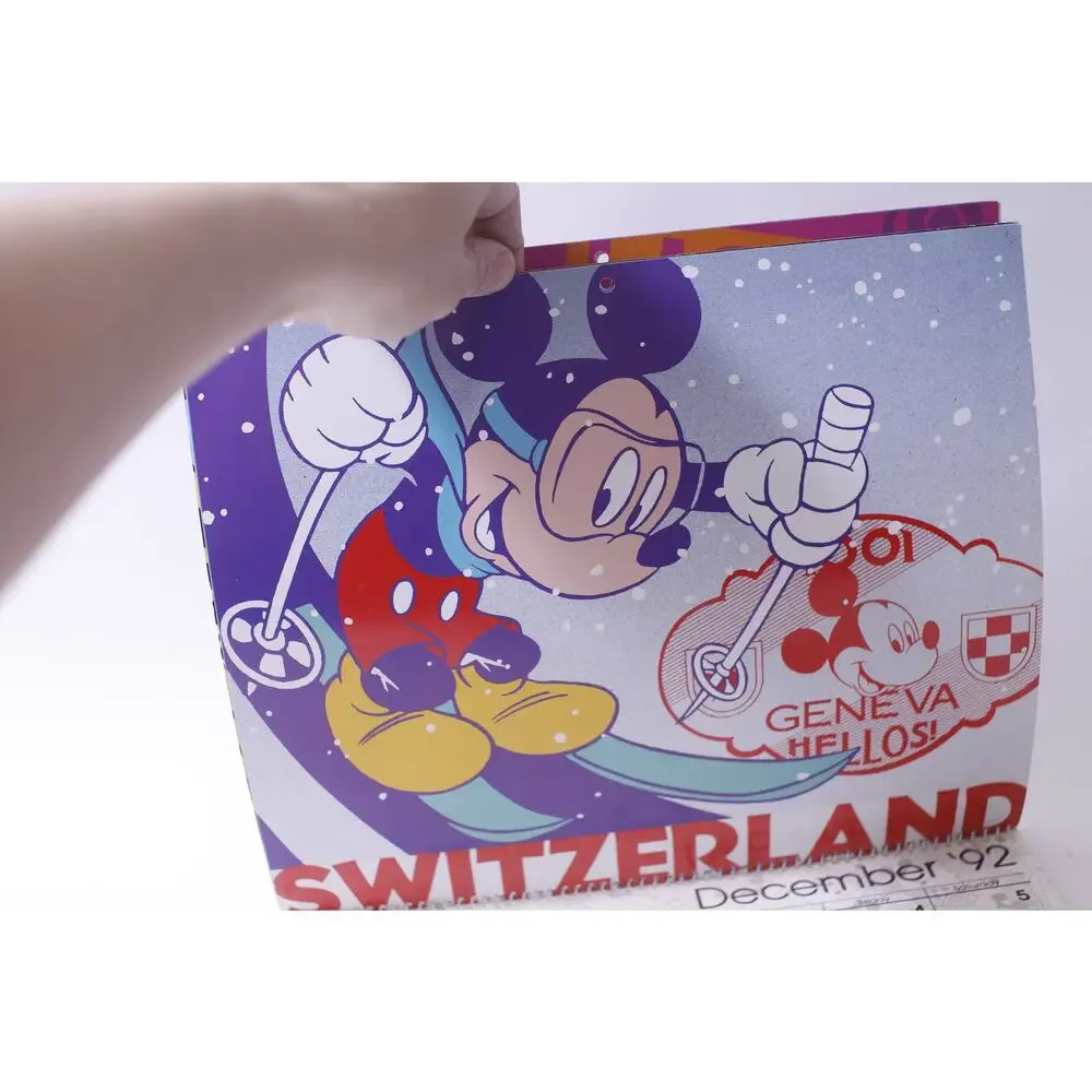 Mickey's 1001 Hellos, World Tour, 1992, Calendar, Prints, Plates ~ 250407-WH 173